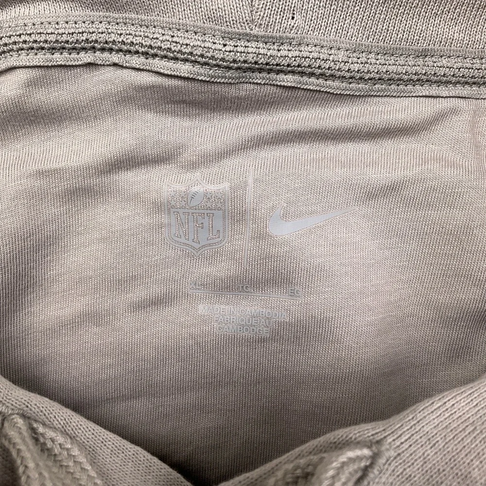 Nike New York Jets Sweatsuit Men XL Gray NFL Inactive 7 Team Issue Hoodie Jogger